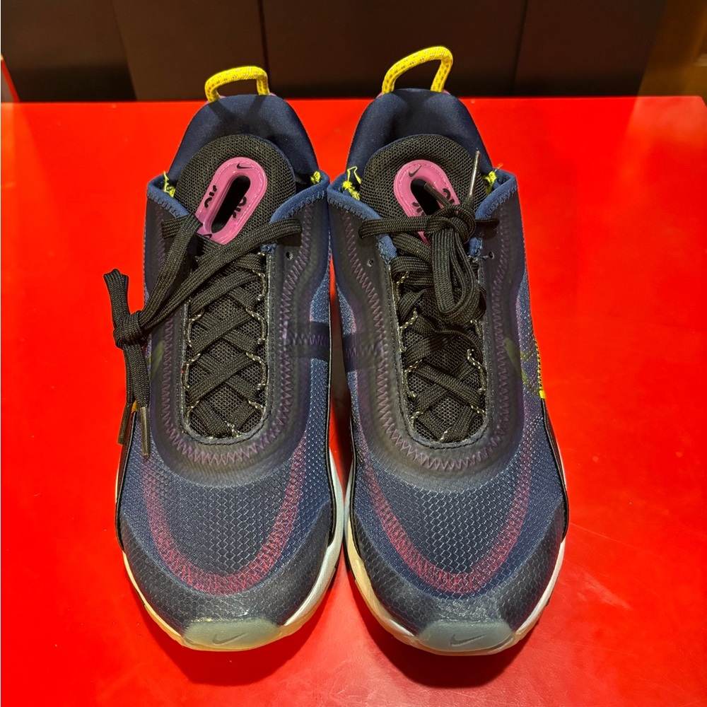 Nike Women’s Air Max 2090 Blue and Pink Athletic Sneakers